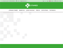 Tablet Screenshot of citamed.net